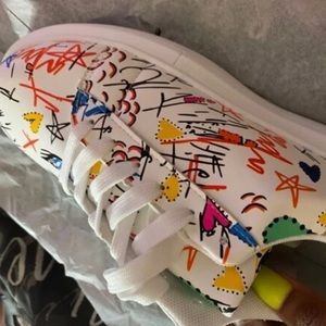 Multiple Color Platform Sneakers